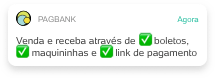 venda e receba por boleto maquina e link de pagamento